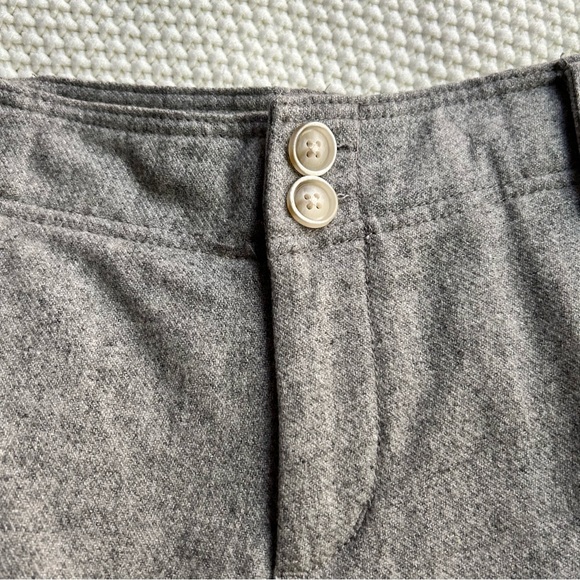 COPY - Anthropologie Hei Hei gray wool poly blend military style shorts Sz 12 E… - Picture 2 of 13